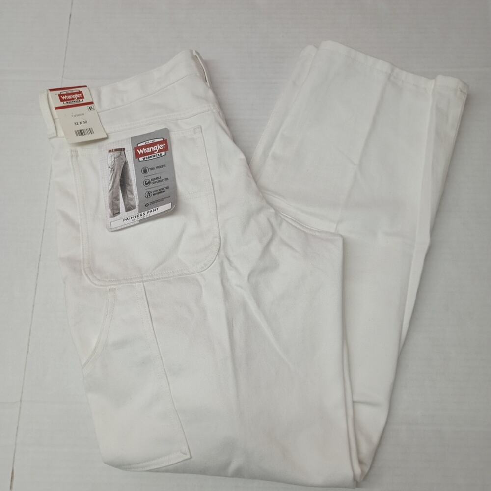 Wrangler Painters Pants‎ Relaxed Fit Men's Size 32x32 White
